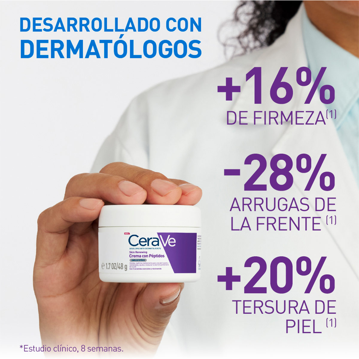 CREMA ANTIARRUGAS CERAVE SKIN RENEWING PÉPTIDOS 48GR - 5
