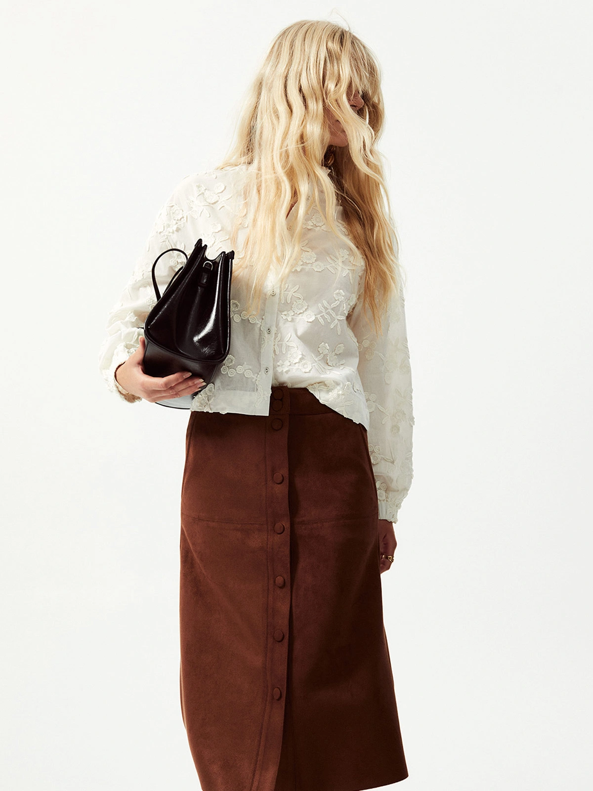 FALDA MUJER SFERA LARGA SUEDE - 3