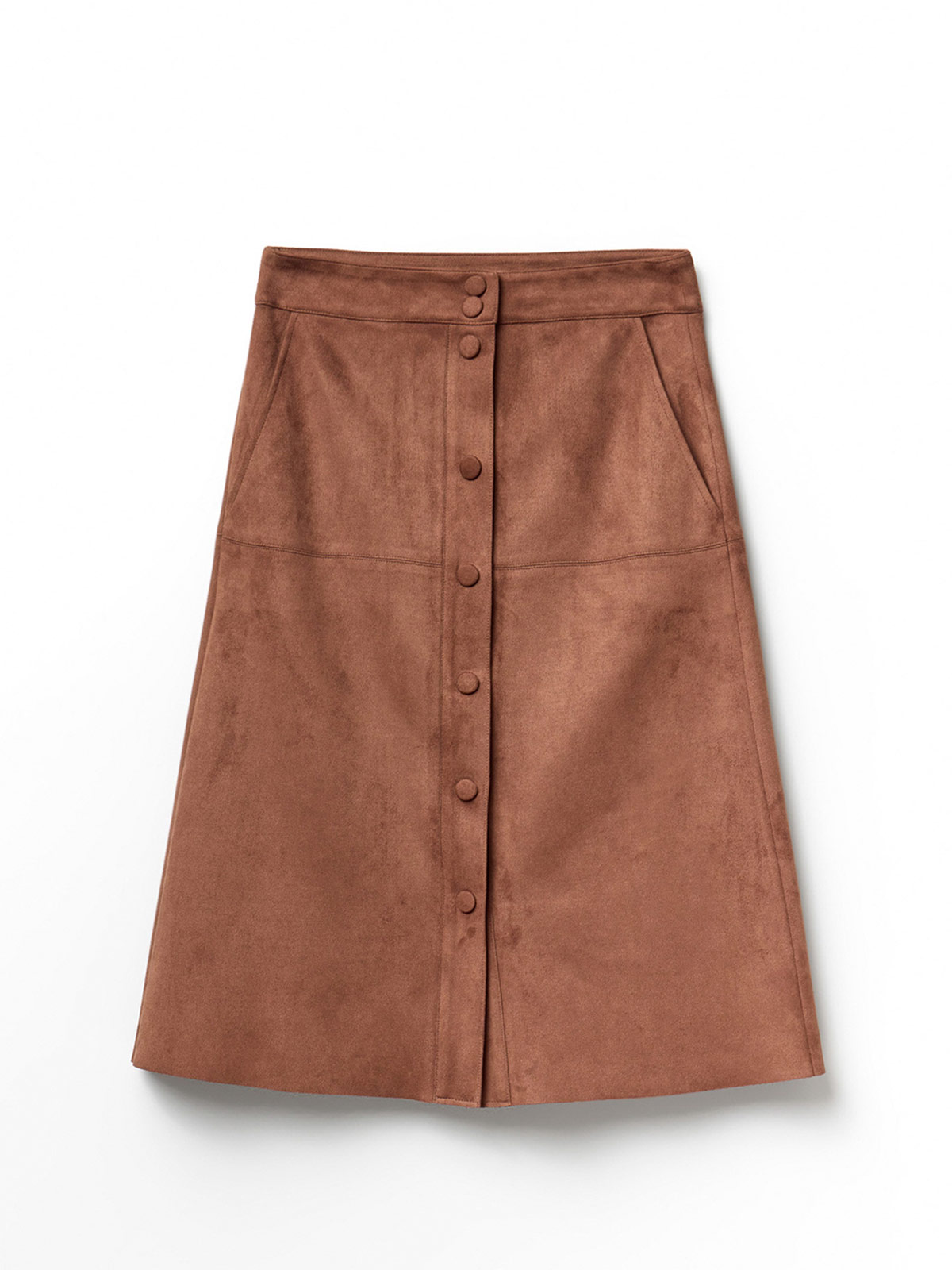 FALDA MUJER SFERA LARGA SUEDE - 5