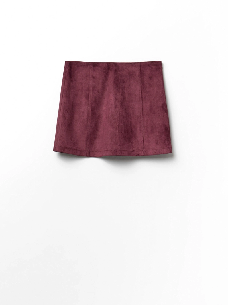 FALDA MUJER SFERA CORTA SUEDE - 5