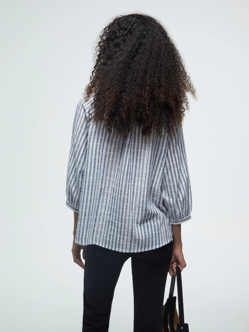 BLUSA MUJER SFERA ALGODÓN MANGA LARGA - 3