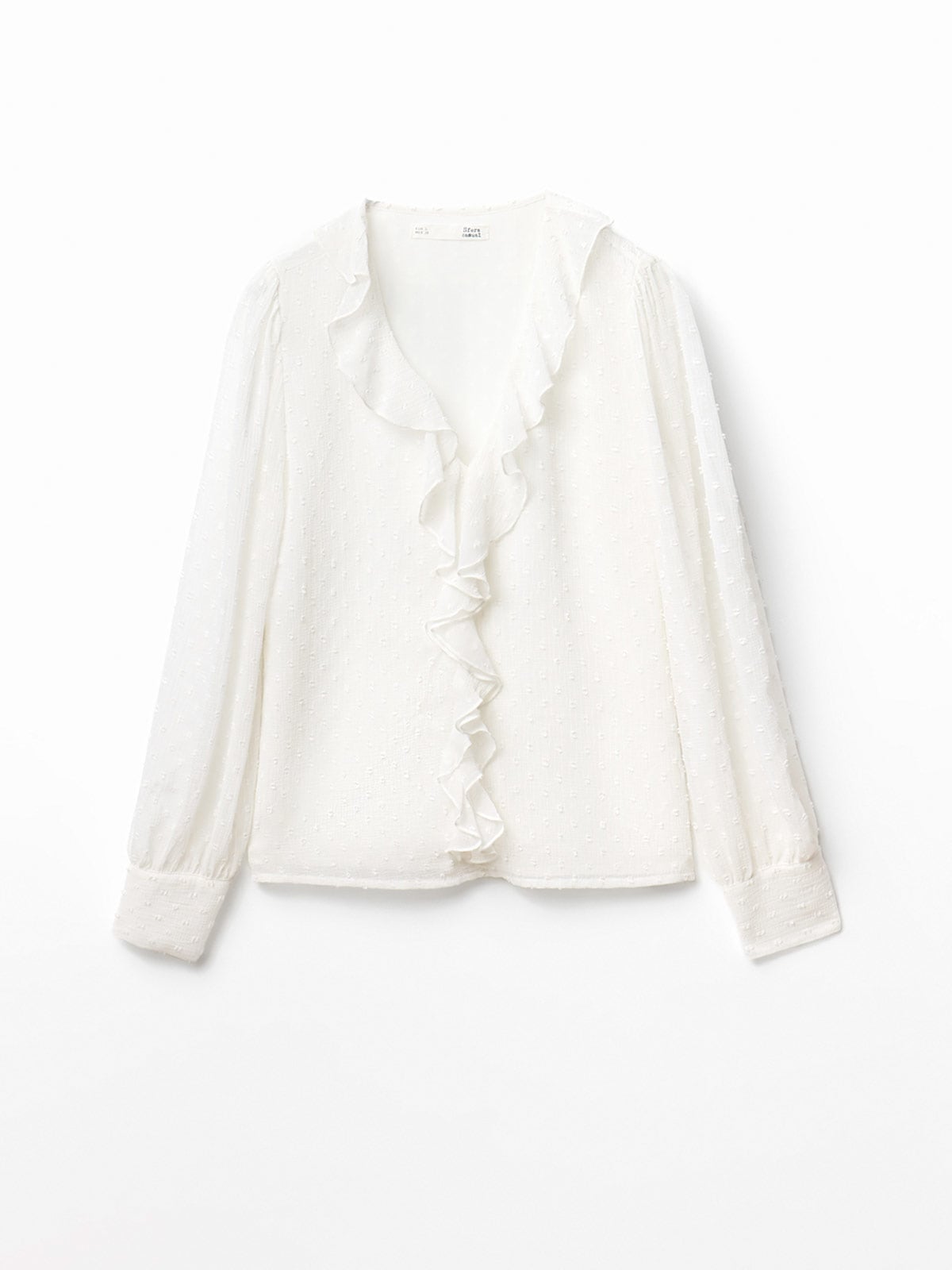 BLUSA MUJER SFERA MANGA LARGA - 4