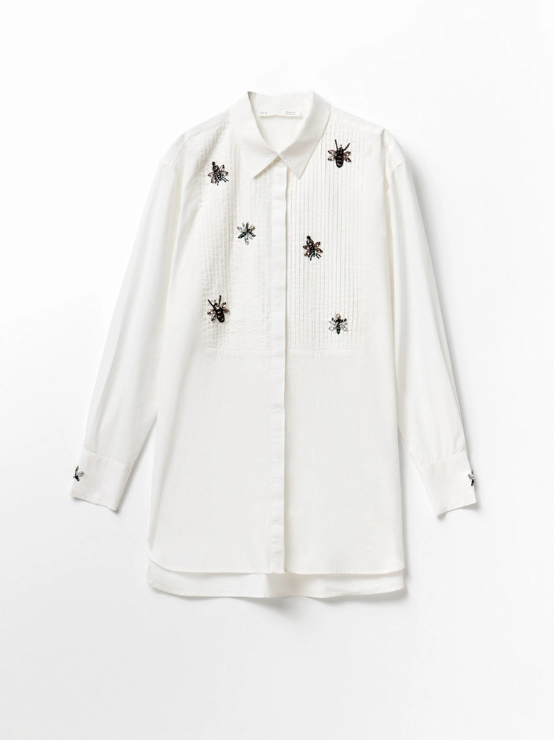 BLUSA MUJER SFERA ALGODÓN MANGA LARGA - 6