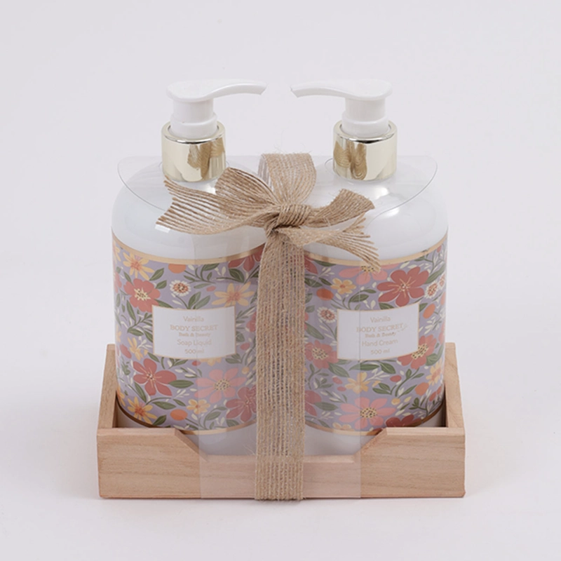 SET DE BAÑO BODY SECRET DUO NATURAL CREMA 500ML+JABÓN 500ML - 3