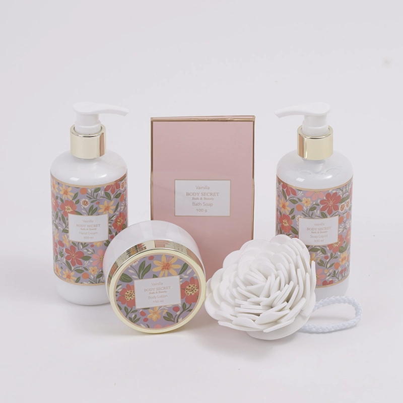 SET DE BAÑO BODY SECRET NATURAL CREMA 300ML+JABÓN 300ML+LOCIÓN 150ML+JABÓN 100GR - 4