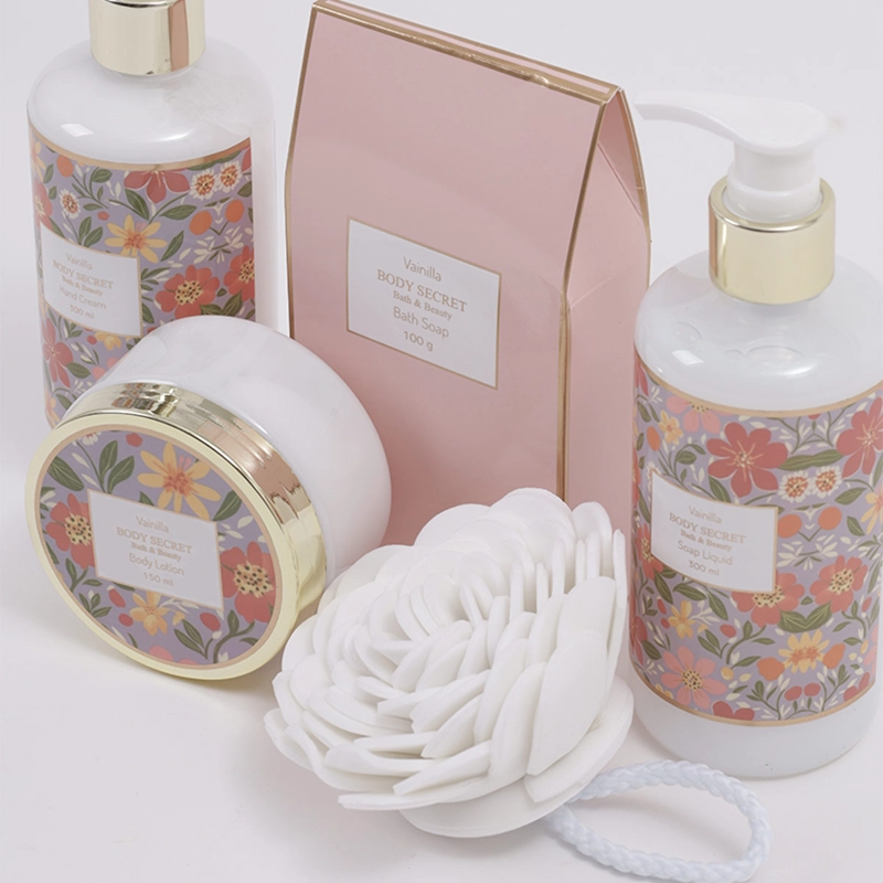 SET DE BAÑO BODY SECRET NATURAL CREMA 300ML+JABÓN 300ML+LOCIÓN 150ML+JABÓN 100GR - 5