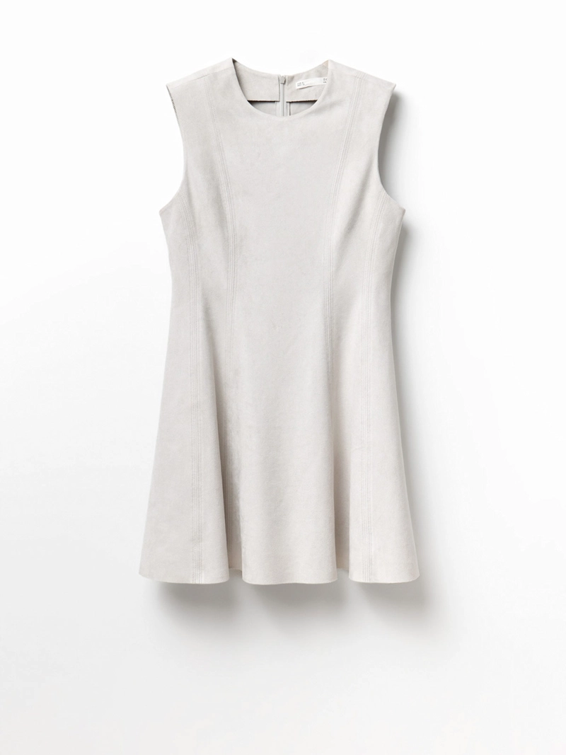 VESTIDO MUJER SFERA CORTO SUEDE - 4