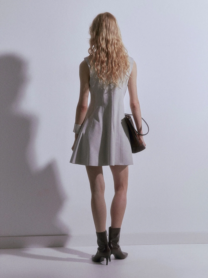 VESTIDO MUJER SFERA CORTO SUEDE - 3