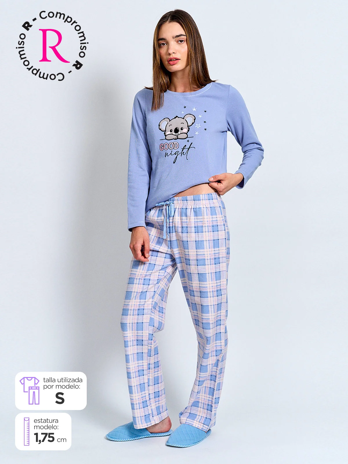 BOTTOM PIJAMA INDEX FRANELA - 1