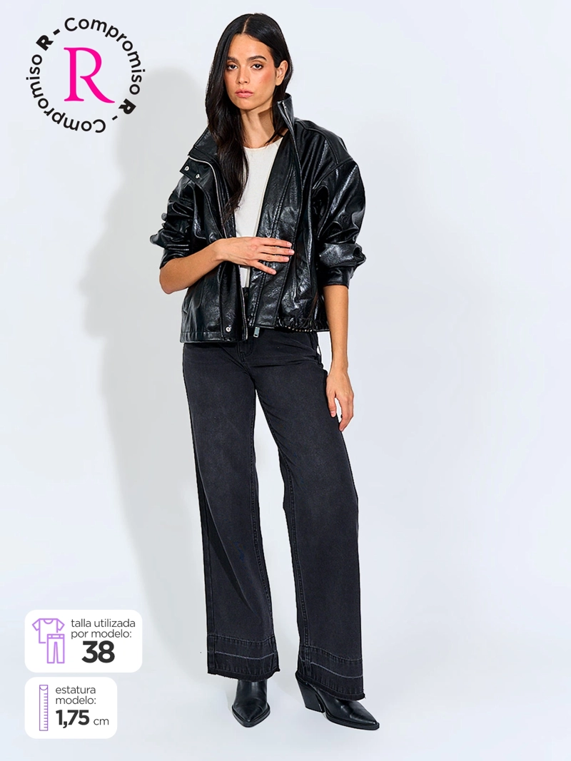 JEANS MUJER BARBADOS ALGODÓN TACHAS - 1