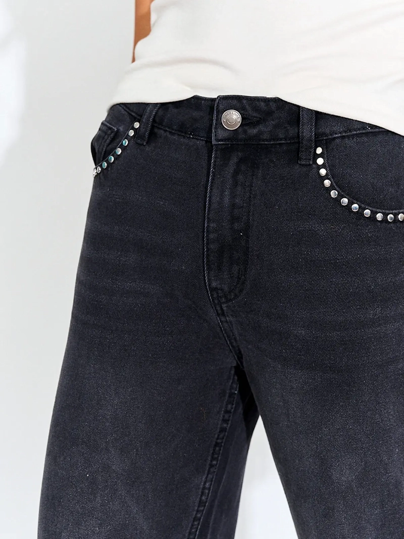 JEANS MUJER BARBADOS ALGODÓN TACHAS - 4