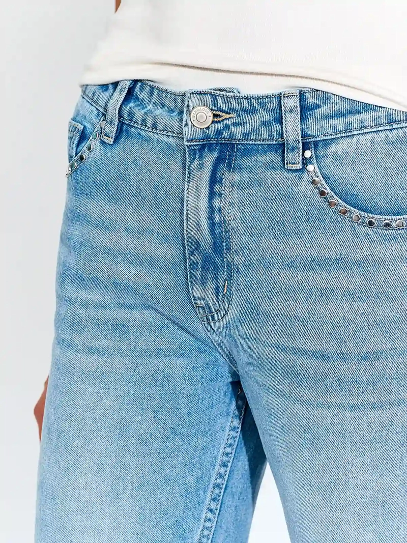 JEANS MUJER BARBADOS ALGODÓN TACHAS - 4