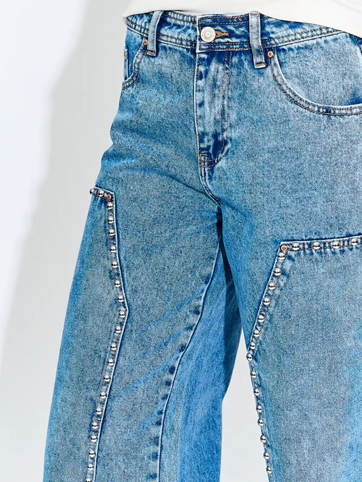 JEANS MUJER BARBADOS ALGODÓN TACHAS - 4