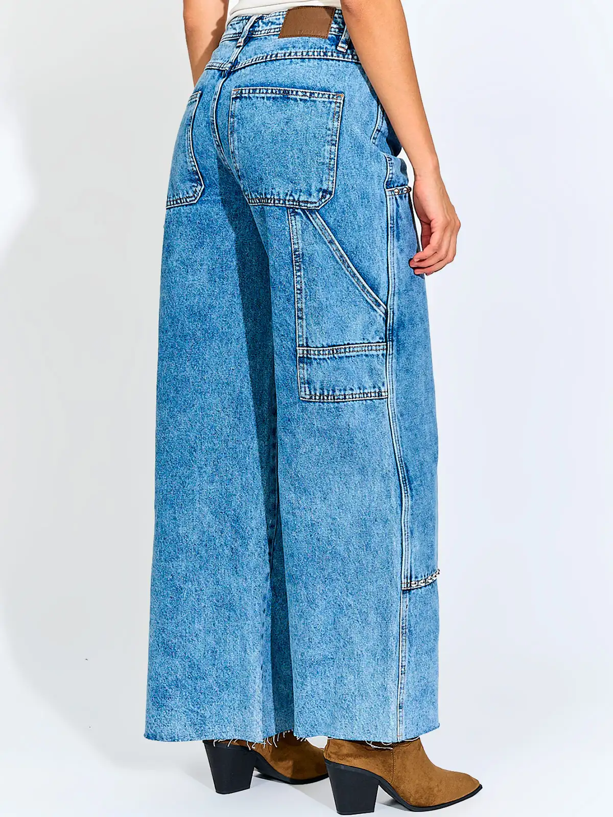 JEANS MUJER BARBADOS ALGODÓN TACHAS - 3