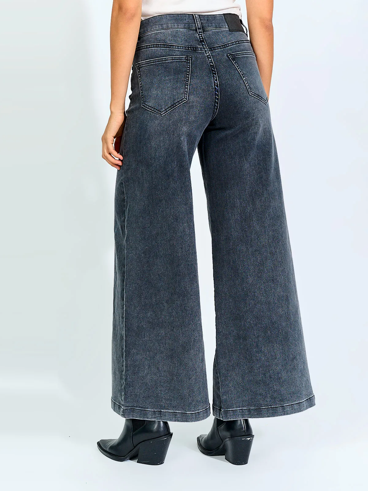 JEANS MUJER BARBADOS ALGODÓN WIDE LEG - 3