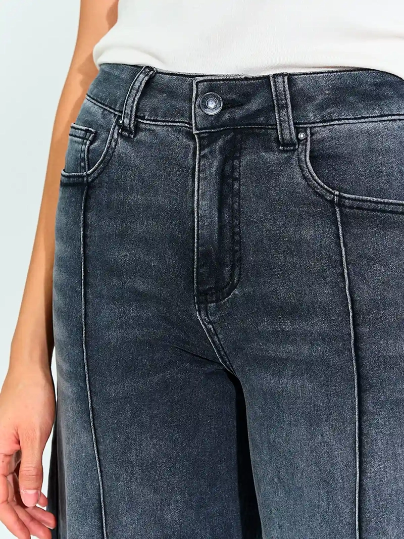 JEANS MUJER BARBADOS ALGODÓN WIDE LEG - 4