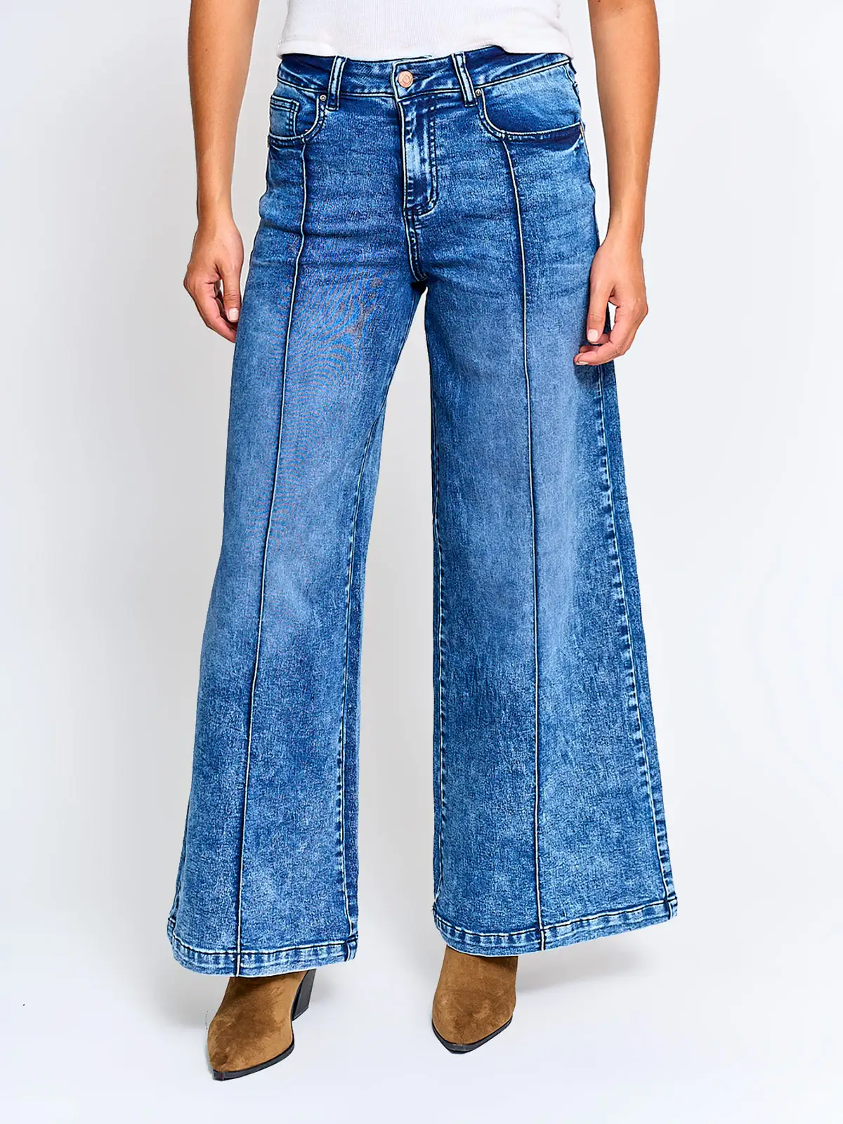 JEANS MUJER BARBADOS ALGODÓN WIDE LEG - 2