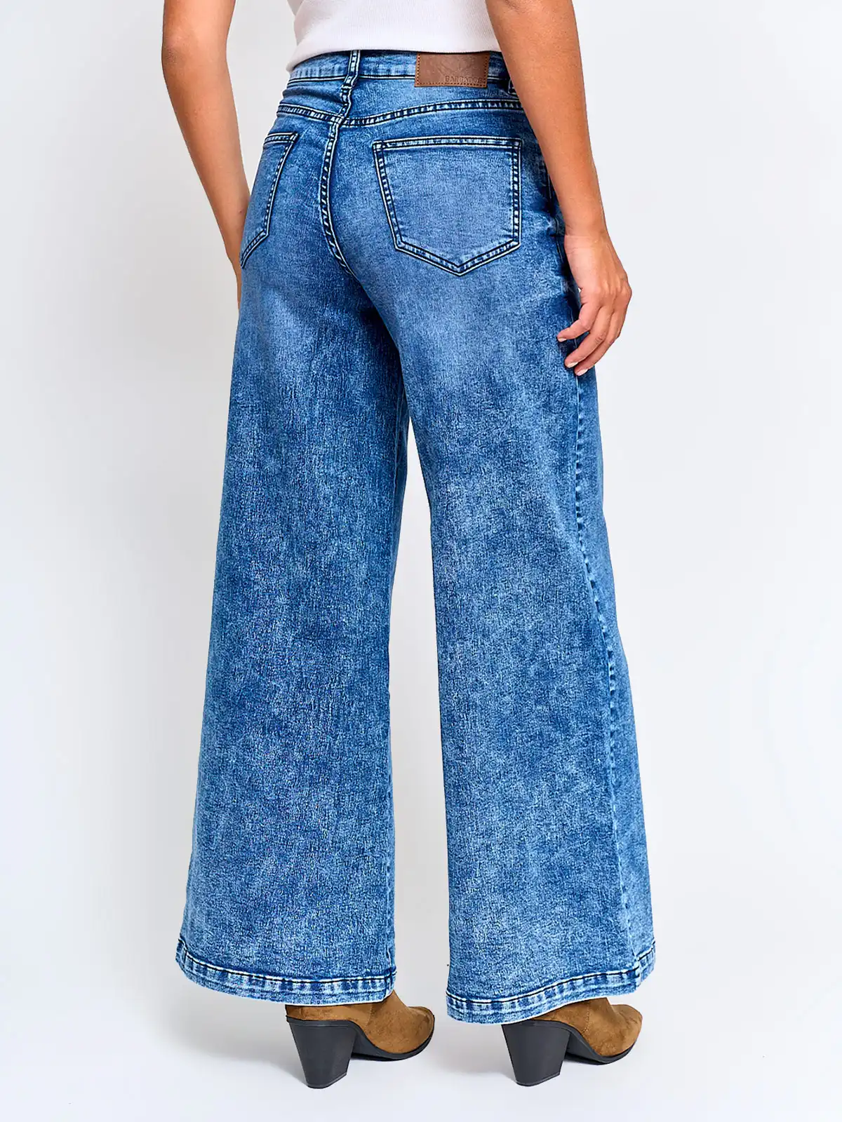 JEANS MUJER BARBADOS ALGODÓN WIDE LEG - 3