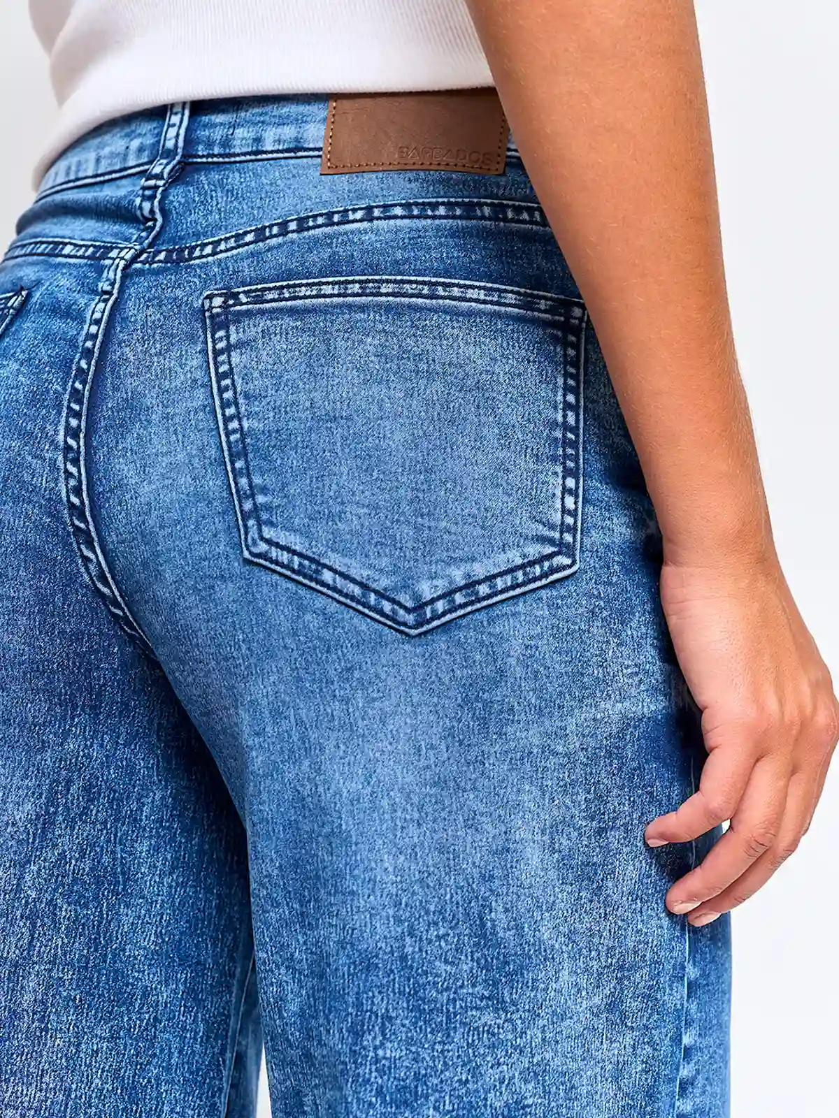 JEANS MUJER BARBADOS ALGODÓN WIDE LEG - 4