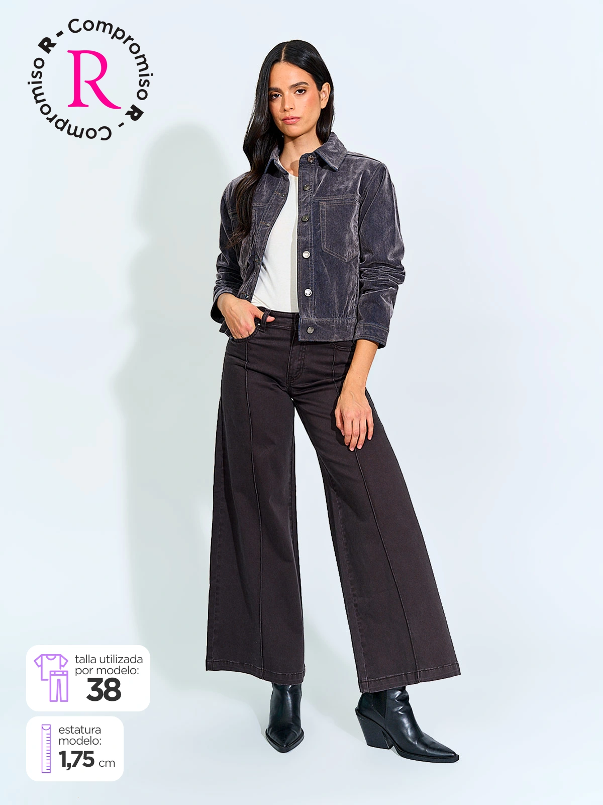 JEANS MUJER BARBADOS ALGODÓN WIDE LEG