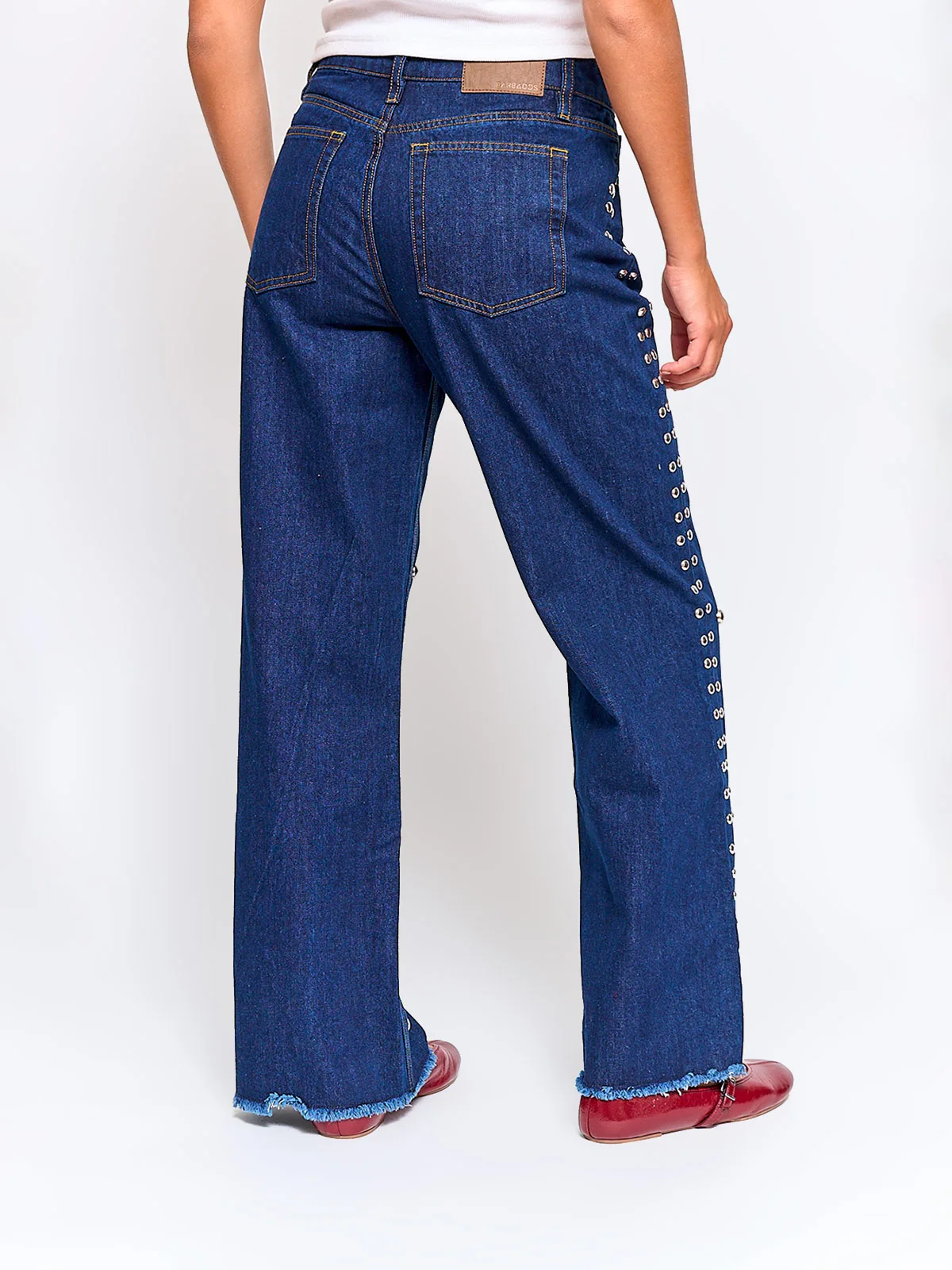 JEANS MUJER BARBADOS ALGODÓN TACHAS - 3