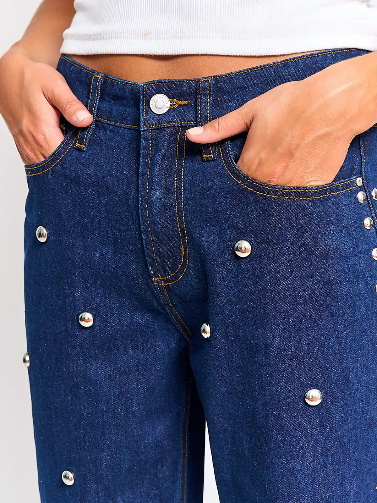 JEANS MUJER BARBADOS ALGODÓN TACHAS - 4