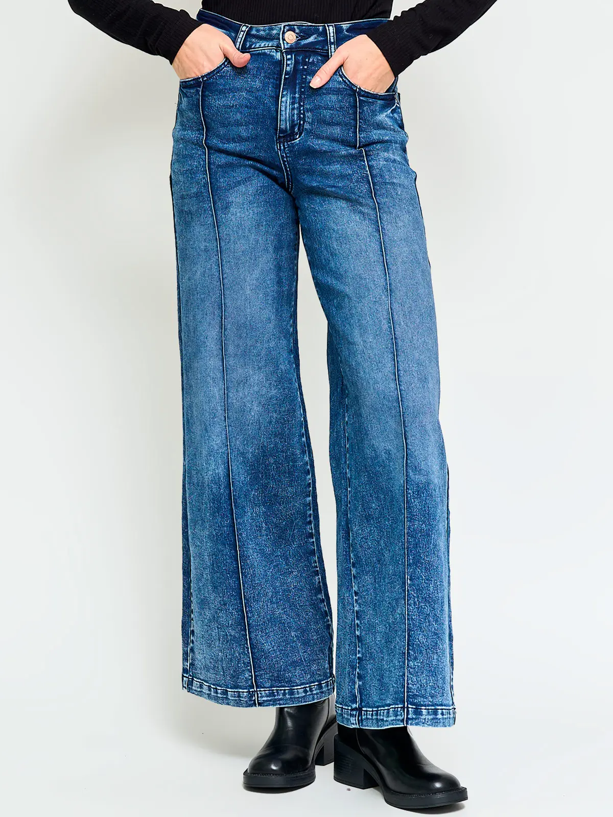 JEANS MUJER BARBADOS ALGODÓN WIDE LEG - 2