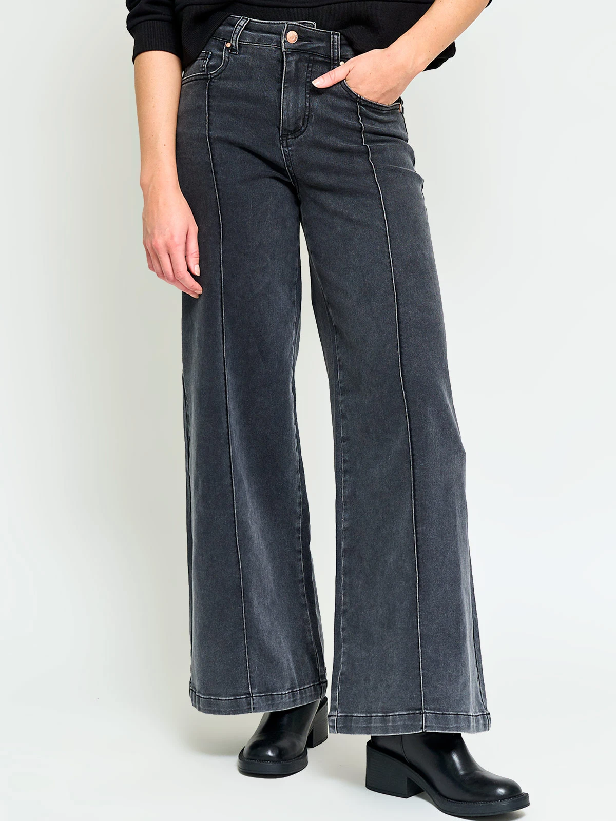 JEANS MUJER BARBADOS ALGODÓN WIDE LEG - 2