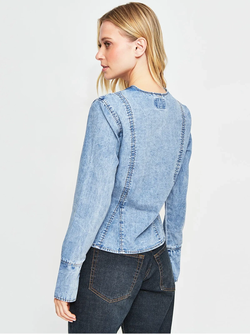 BLUSA MUJER PEPE JEANS ALGODÓN DENIM - 2