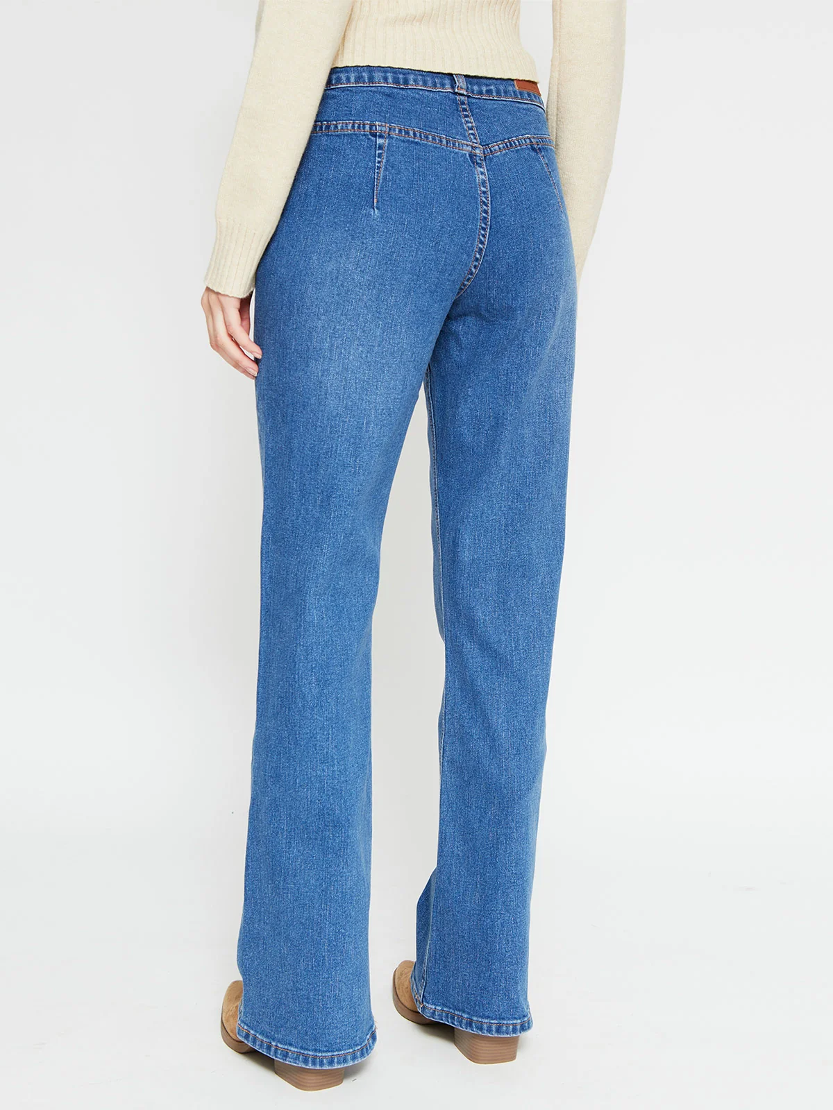 JEANS MUJER PEPE JEANS ALGODÓN FLARE PUSH UP - 3