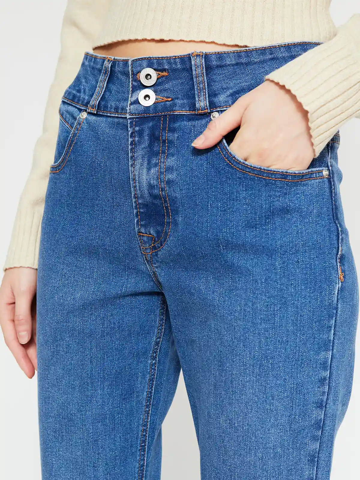 JEANS MUJER PEPE JEANS ALGODÓN FLARE PUSH UP - 4