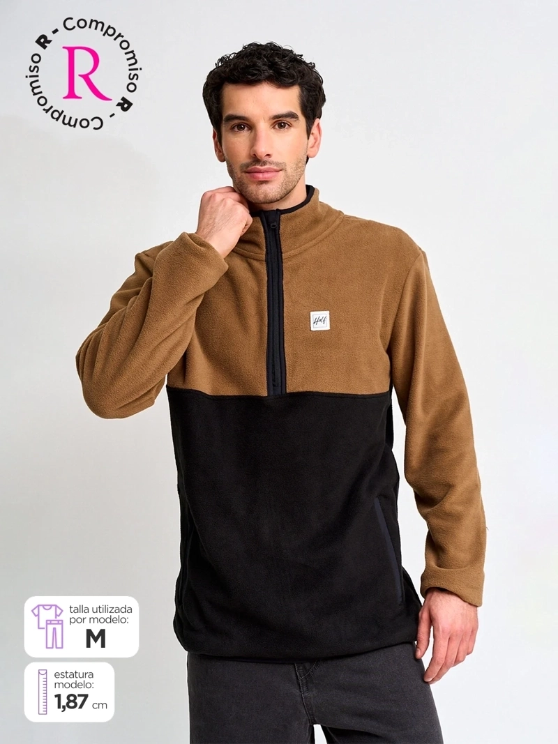 POLAR HOMBRE HALF HALF ZIPPER - 1