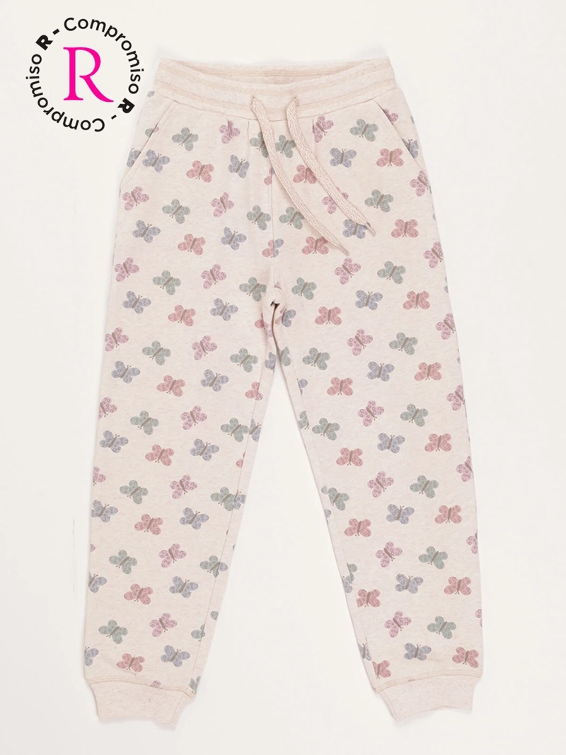 PANTALÓN DE BUZO NIÑA HARVEST ESTAMPADO - 1