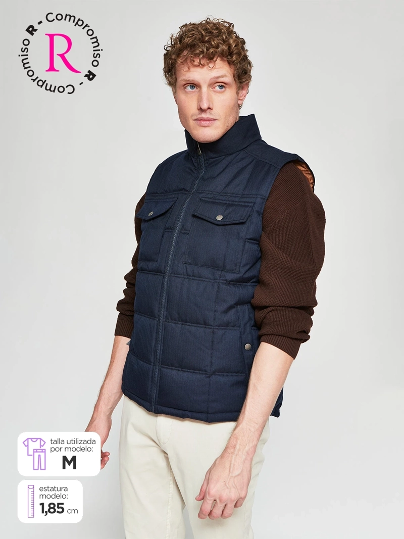 PARKA HOMBRE KENNETH STEVENS SIN MANGAS