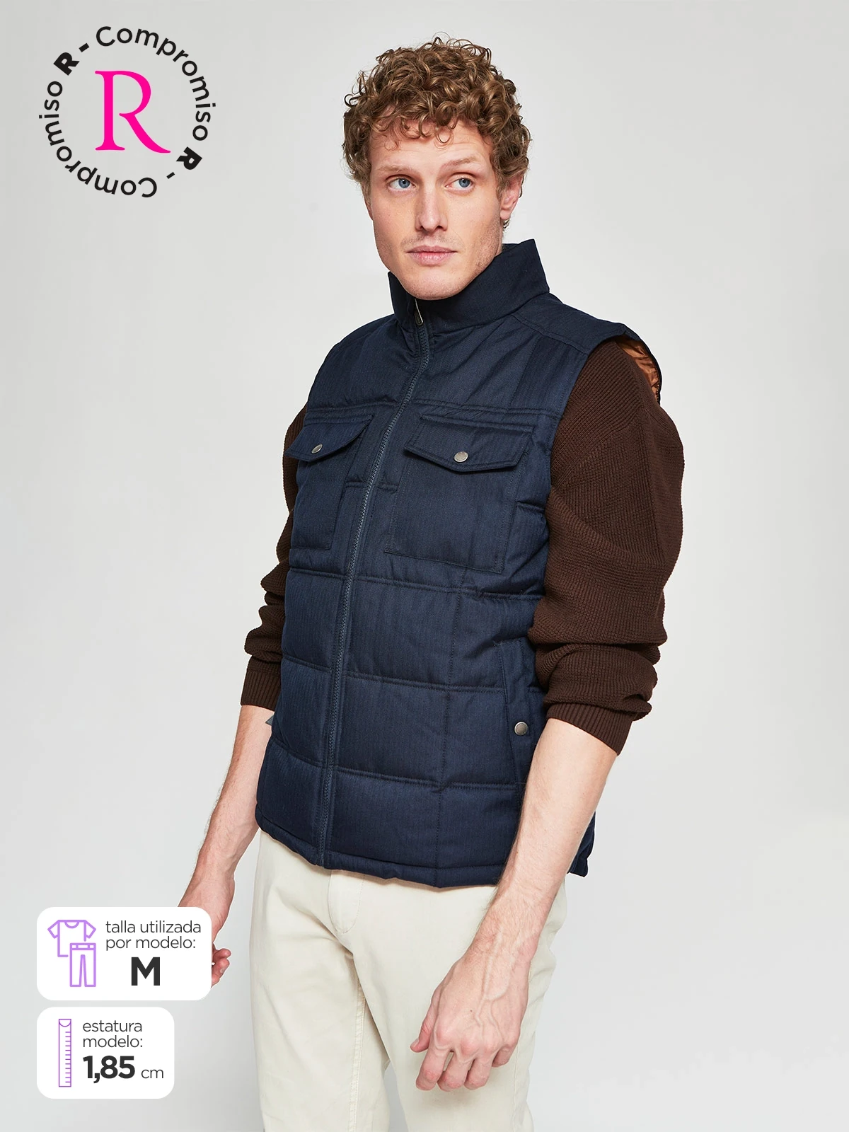 PARKA HOMBRE KENNETH STEVENS SIN MANGAS - 1