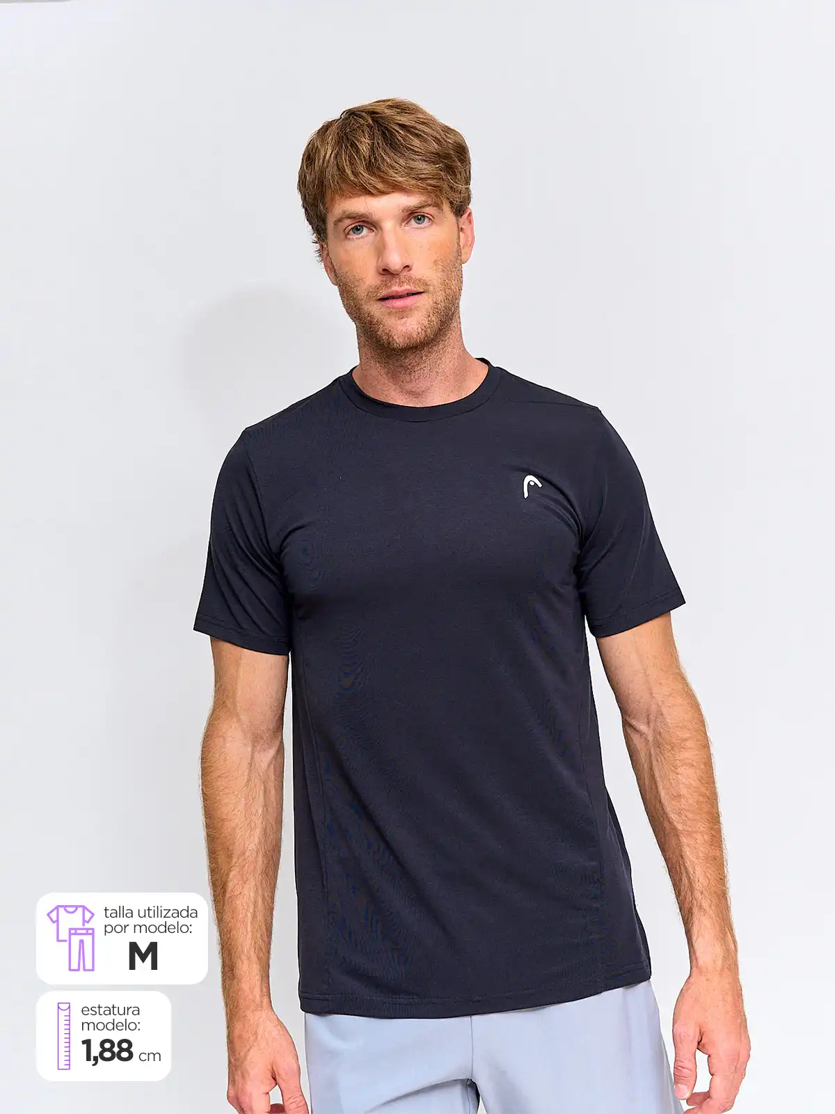 POLERA HOMBRE HEAD MANGA CORTA - 1