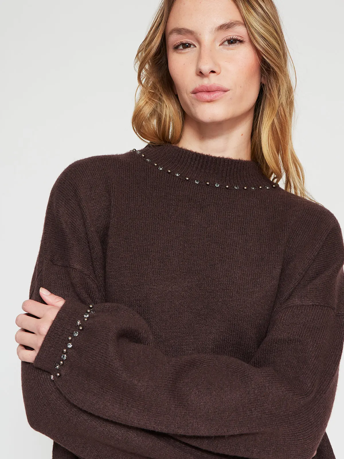 SWEATER MUJER BARBADOS LANA BRILLOS - 3
