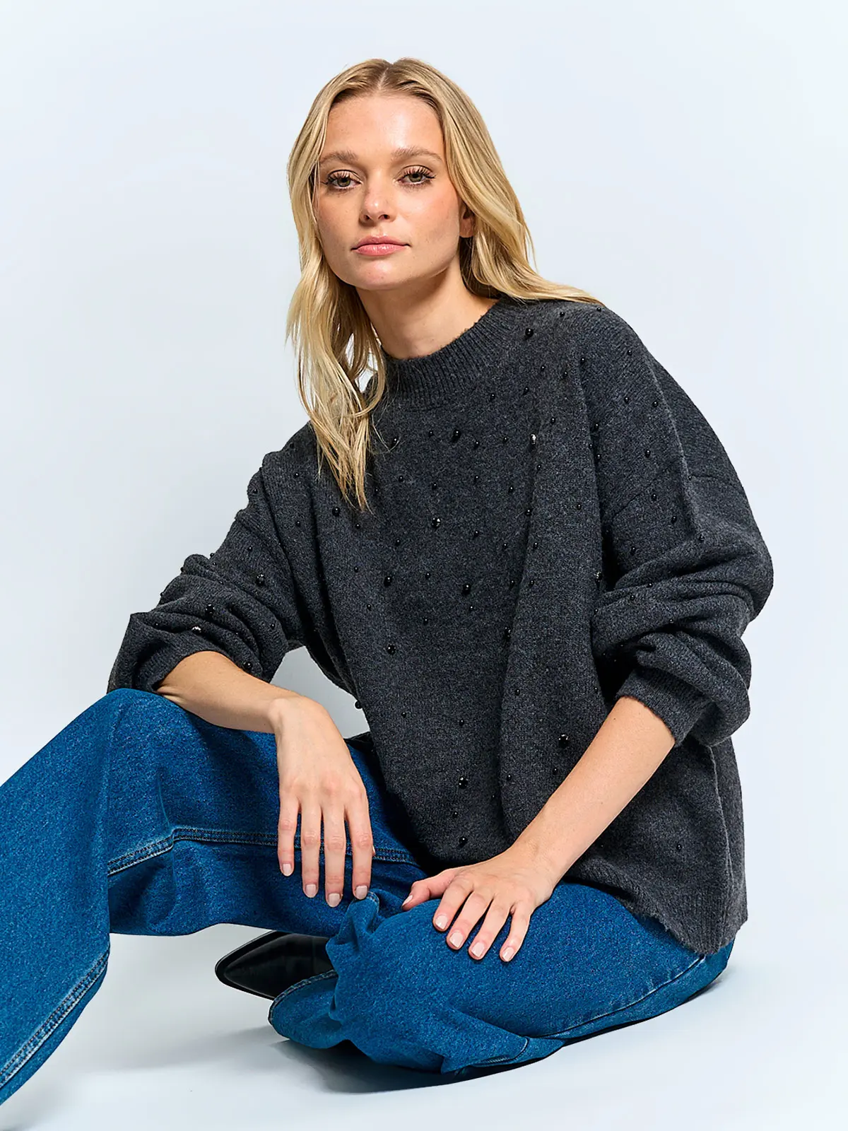 SWEATER MUJER BARBADOS LANA BRILLOS - 4