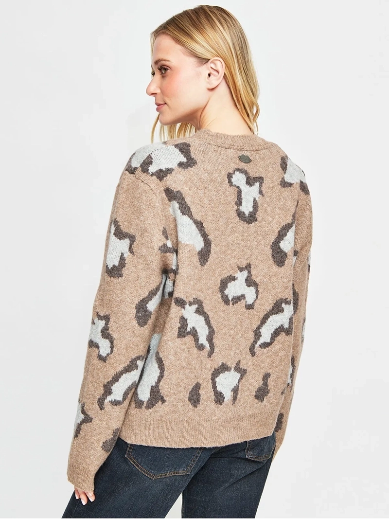 CARDIGAN MUJER BARBADOS LANA JACQUARD - 2