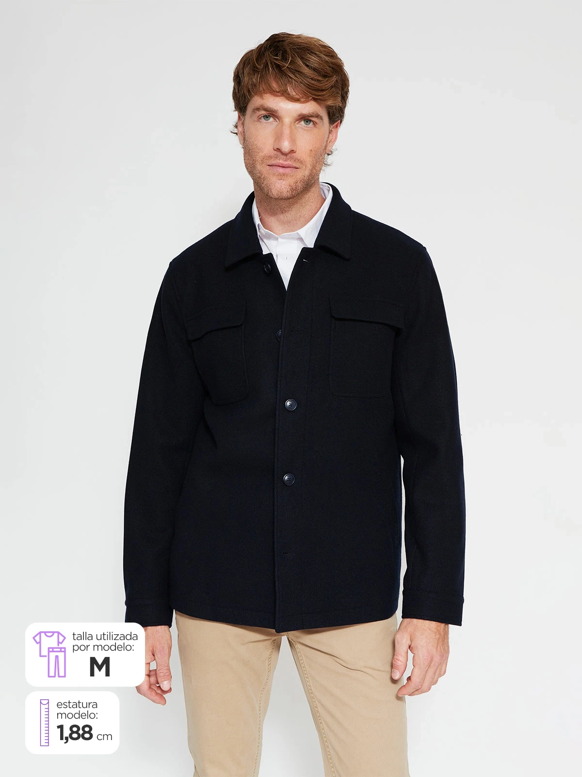 ABRIGO HOMBRE INDEX BOLSILLOS SUPERIOR TAPETA - 1