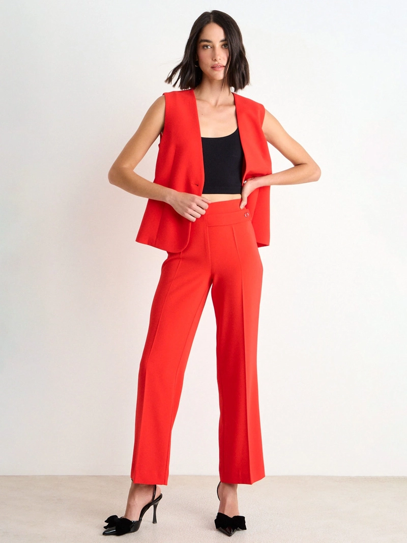 PANTALÓN MUJER ASH LISO RECTO - 1