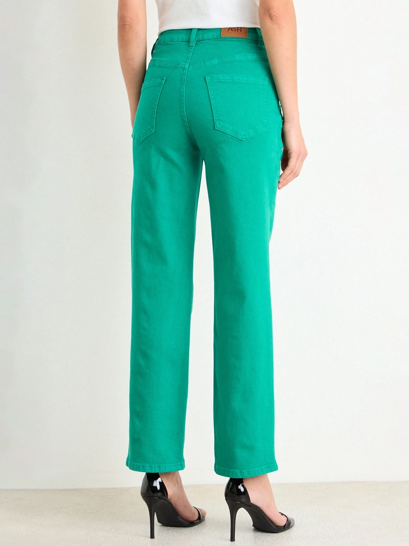JEANS MUJER ASH ALGODÓN STRAIGHT CORTES - 4