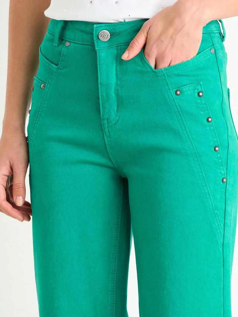 JEANS MUJER ASH ALGODÓN STRAIGHT CORTES - 5