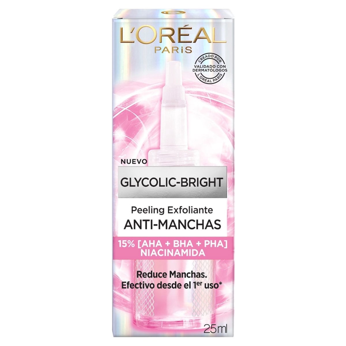 SÉRUM ANTIMANCHAS LOREAL PEELING EXFOLIANTE GLYCOLIC BRIGHT 25 ML - 4