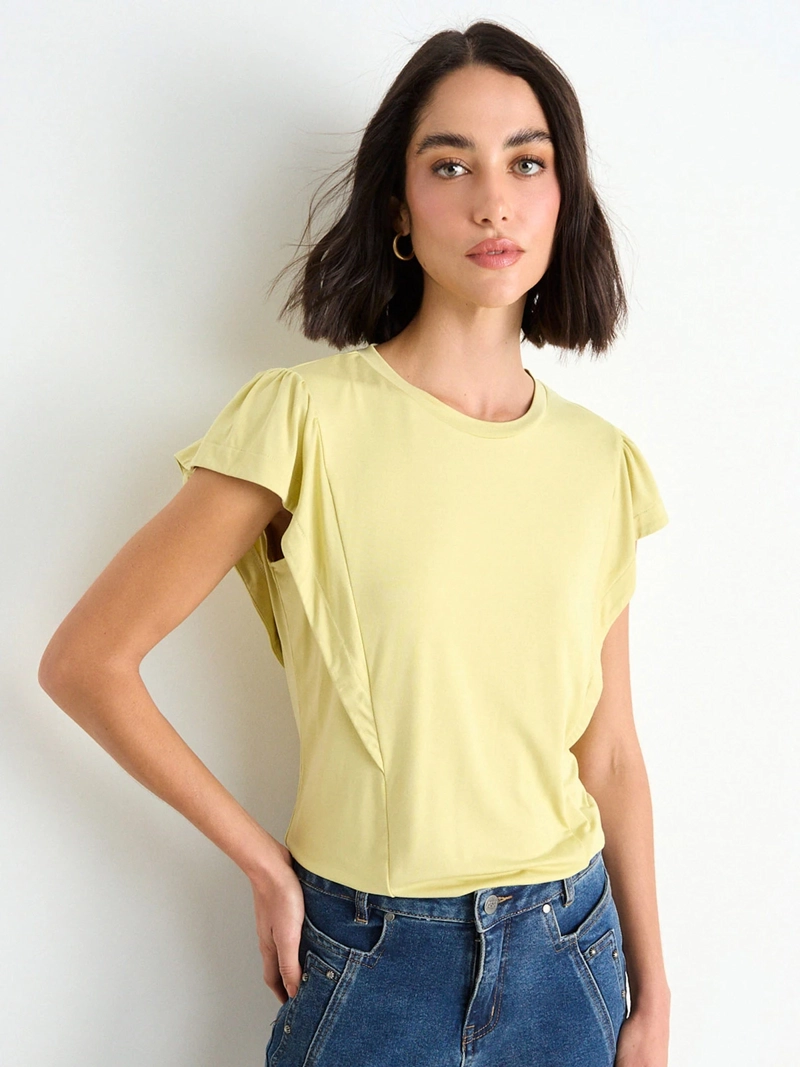 POLERA MUJER ASH MANGA CORTA - 3