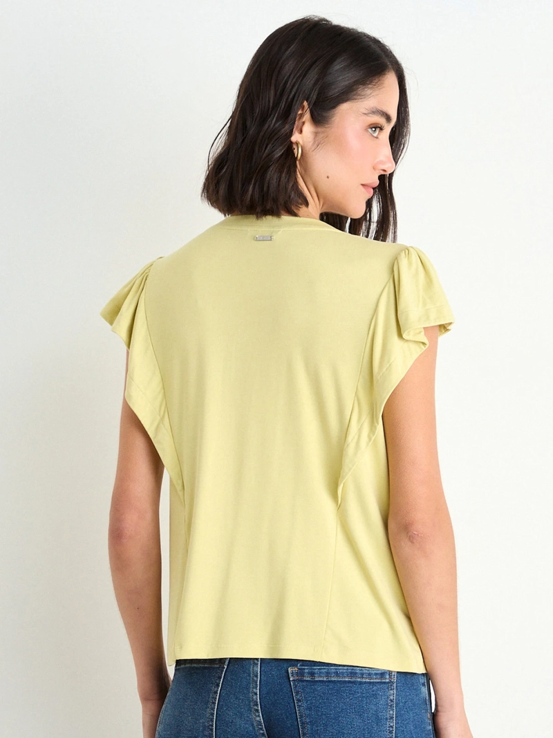 POLERA MUJER ASH MANGA CORTA - 4