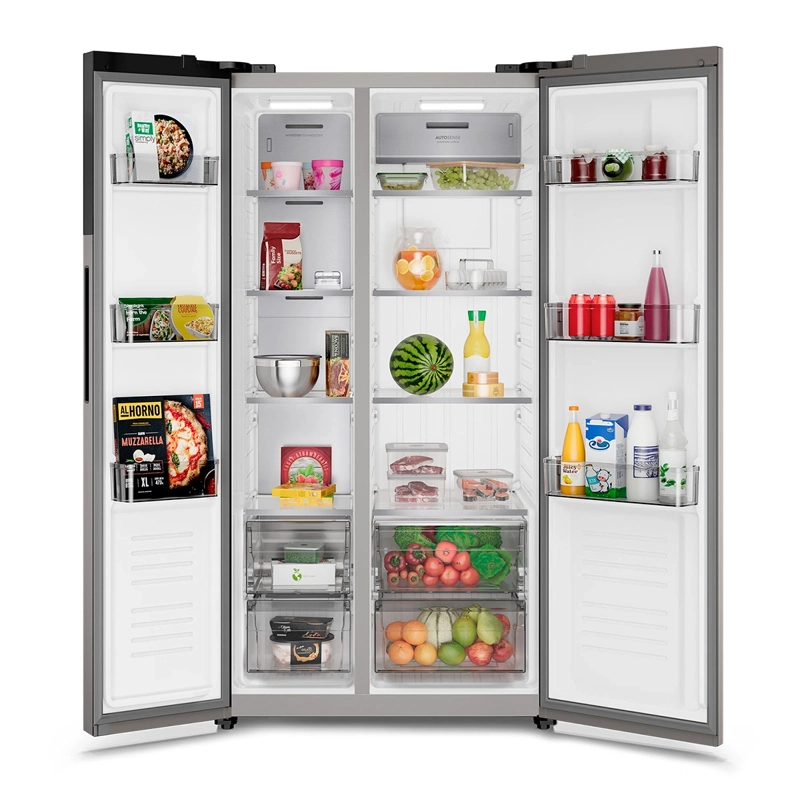 REFRIGERADOR SIDE BY SIDE ELECTROLUX ES50S 530 L NO FROST PLATA - 4