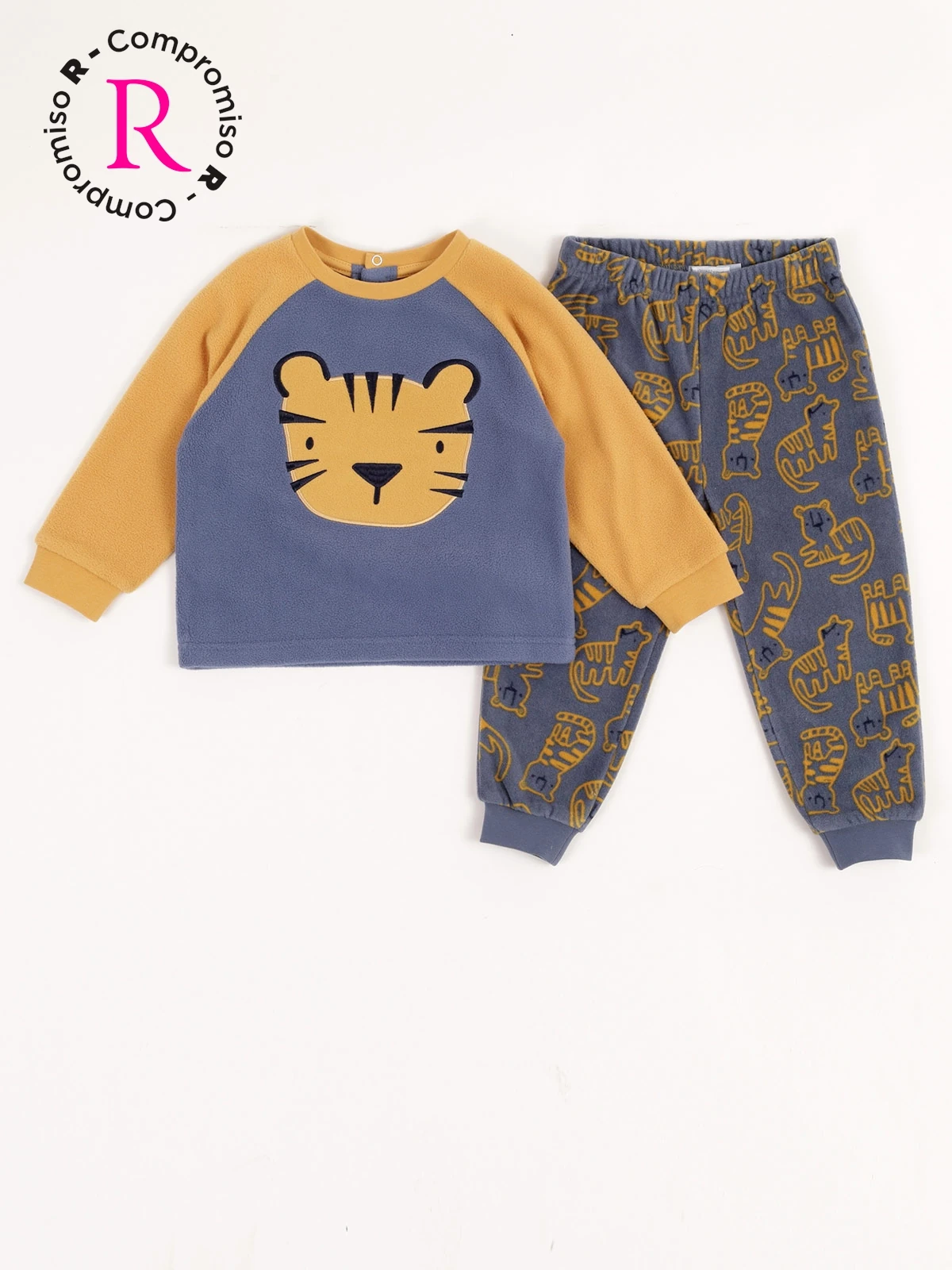 PIJAMA NIÑO BABY HARVEST MICROPOLAR MANGA LARGA - 1