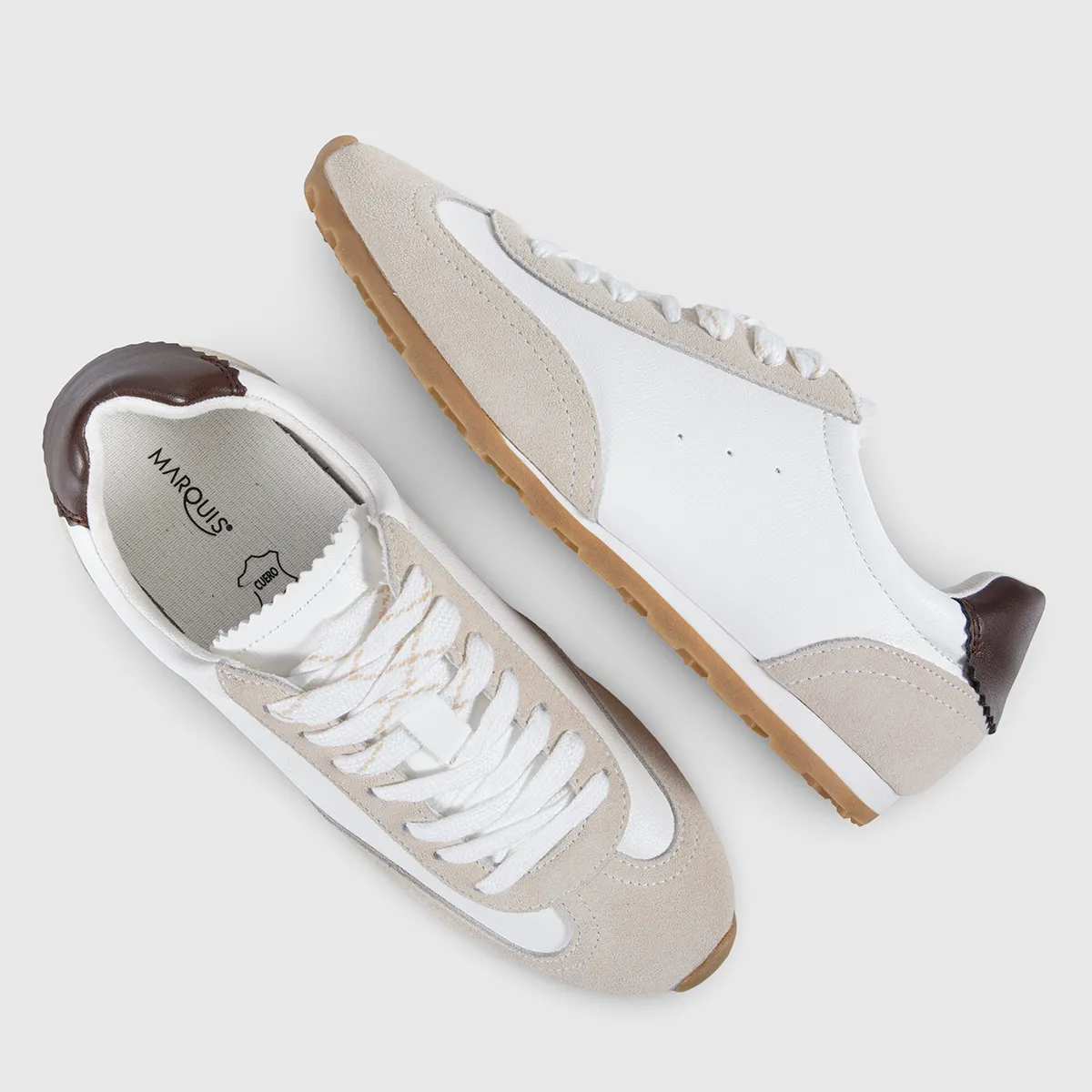 ZAPATILLAS MUJER MARQUIS CASUALES MARCE CUERO - 3
