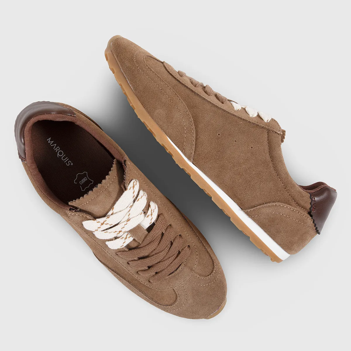 ZAPATILLAS MUJER MARQUIS CASUALES MARCE CUERO - 3